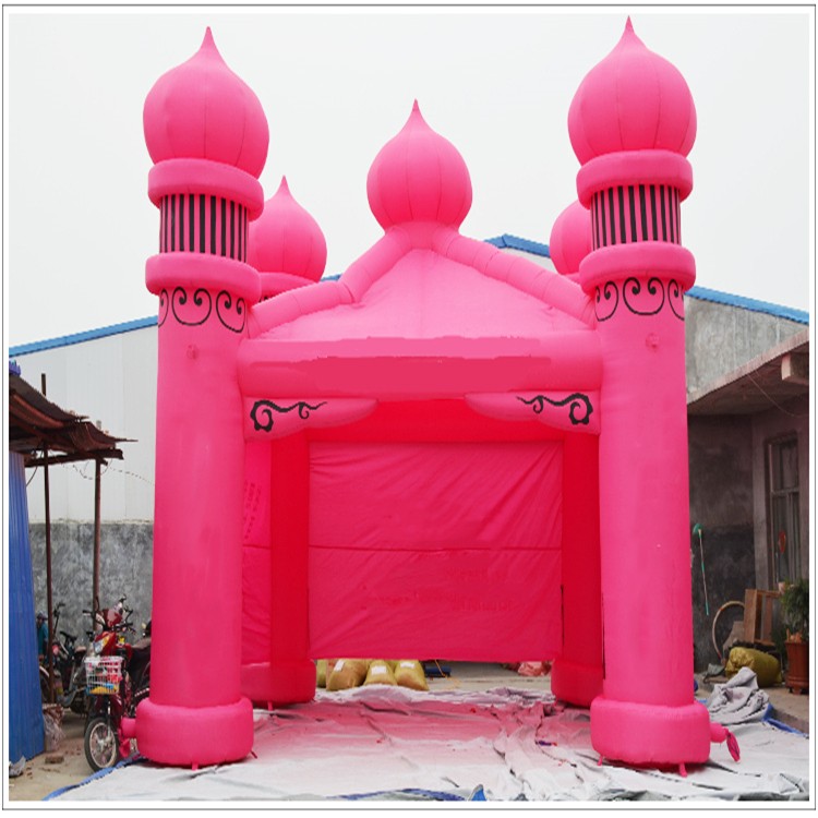 电白粉色帐篷